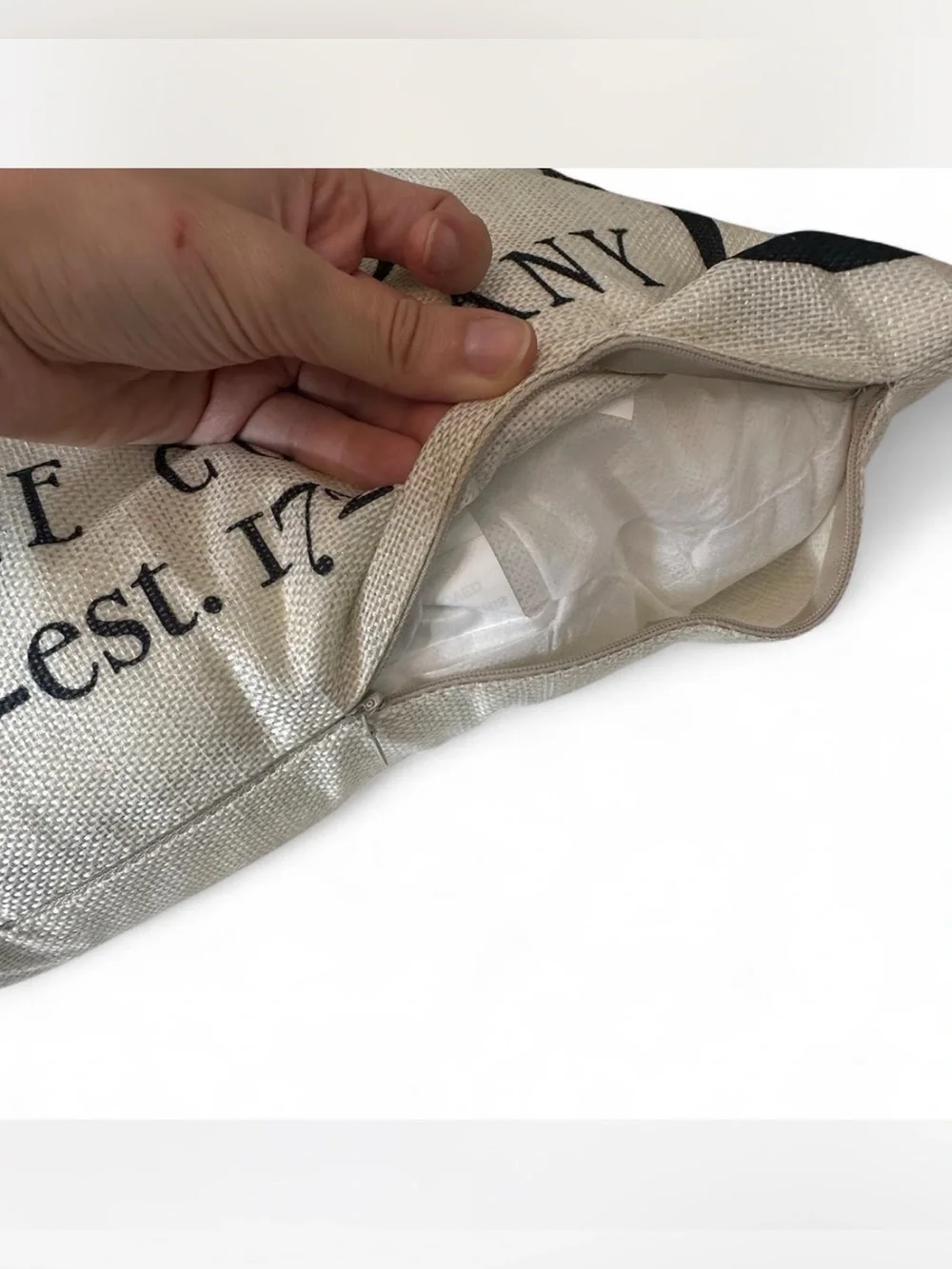 💜 NWOT Hocus Pocus Sanderson Sister Black Flame Candle Linen Pillow w/ Cover